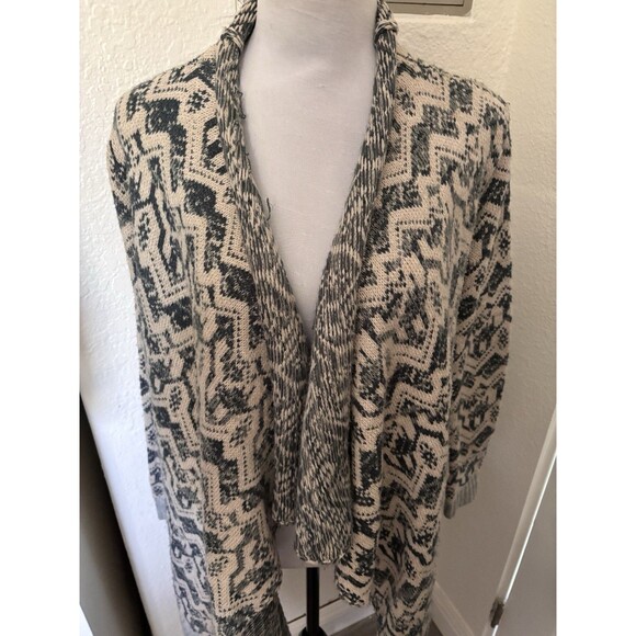 Ecote’ Urban Outfitters Chunky Blanket Open Cardigan Fair Isle Knit size s - Picture 2 of 8